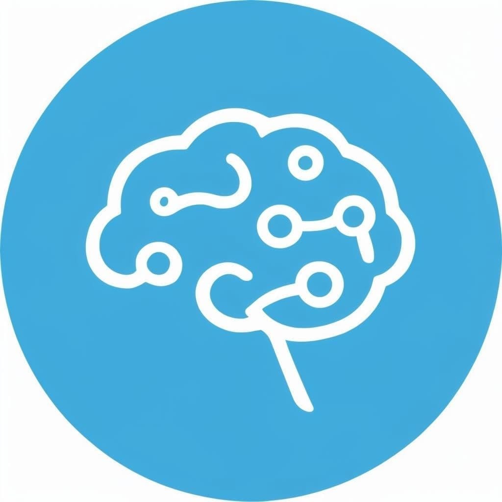 Icon representing the late stage of Alzheimer's, showing a brain with heavily shaded areas, indicating severe cognitive decline.