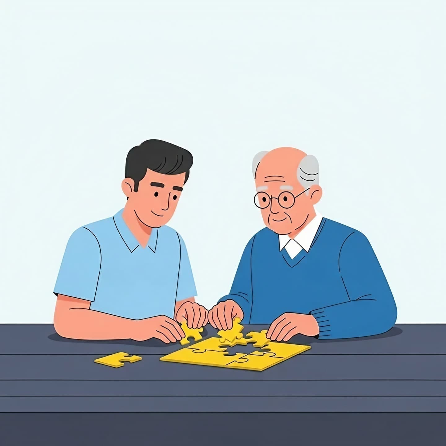 Routine troubleshooting tool for dementia caregivers suggesting activities to manage challenging behaviors