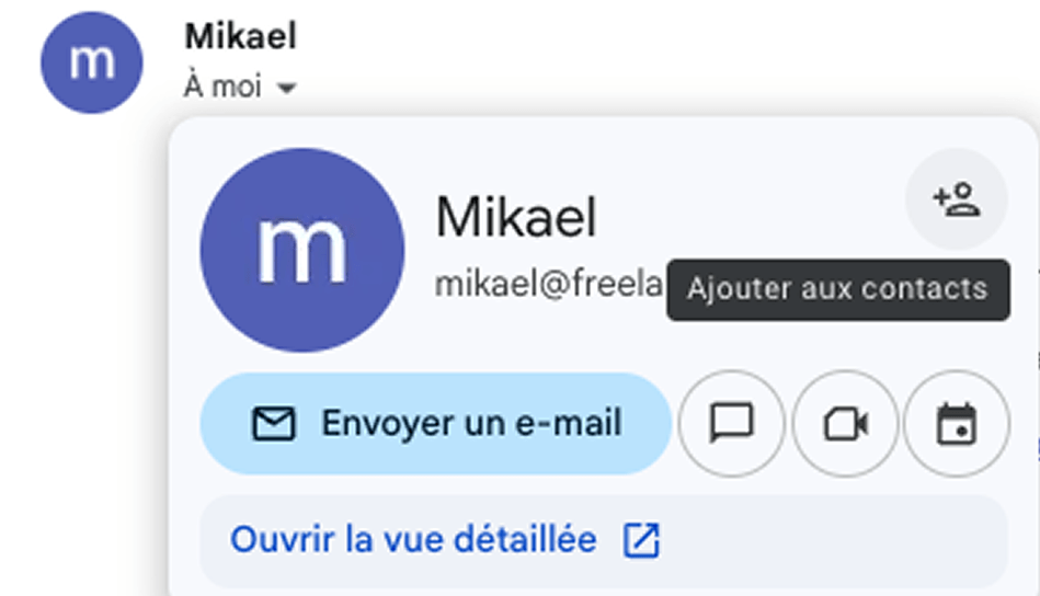 Contact Gmail