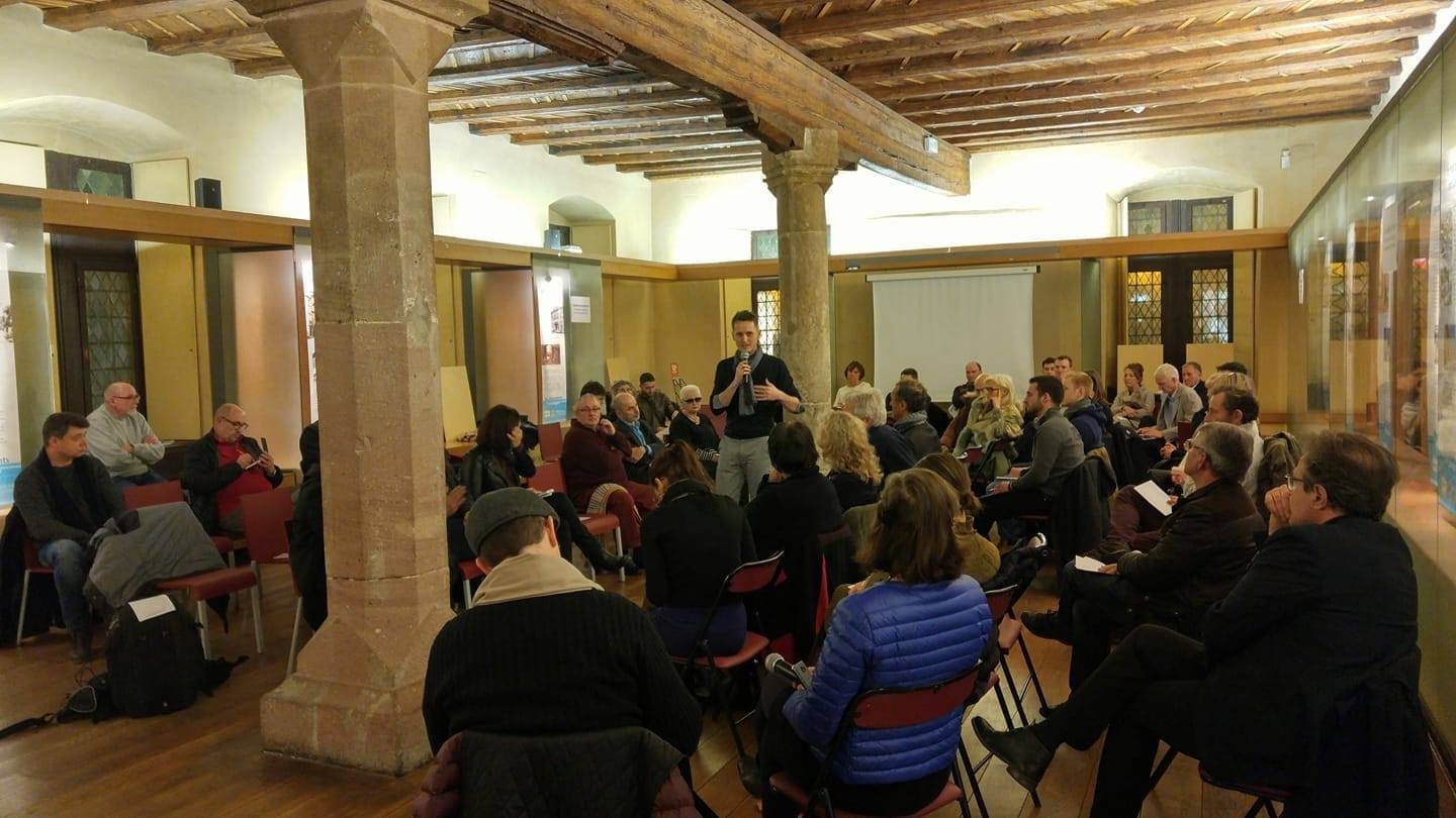 Conférence de Adrien Biassin sur la transition, la résilience territoriale et l’engagement citoyen, dans le cadre d’un événement de Mulhouse Alsace Agglomération