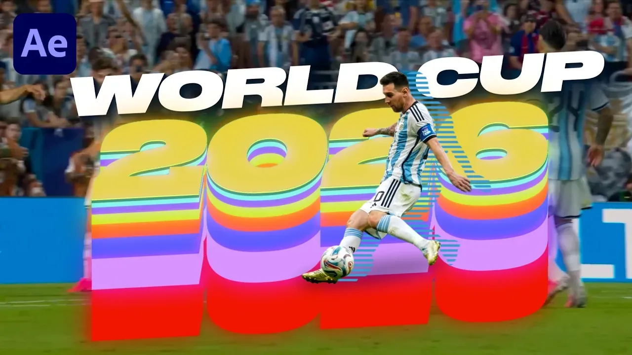 AI World Cup Text Animations