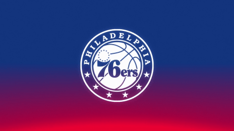 Philadelphia 76ers version of the graphic, animated
