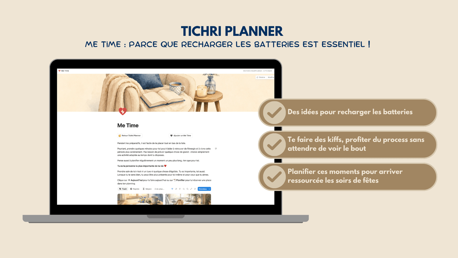 Tichri Planner - Me Time