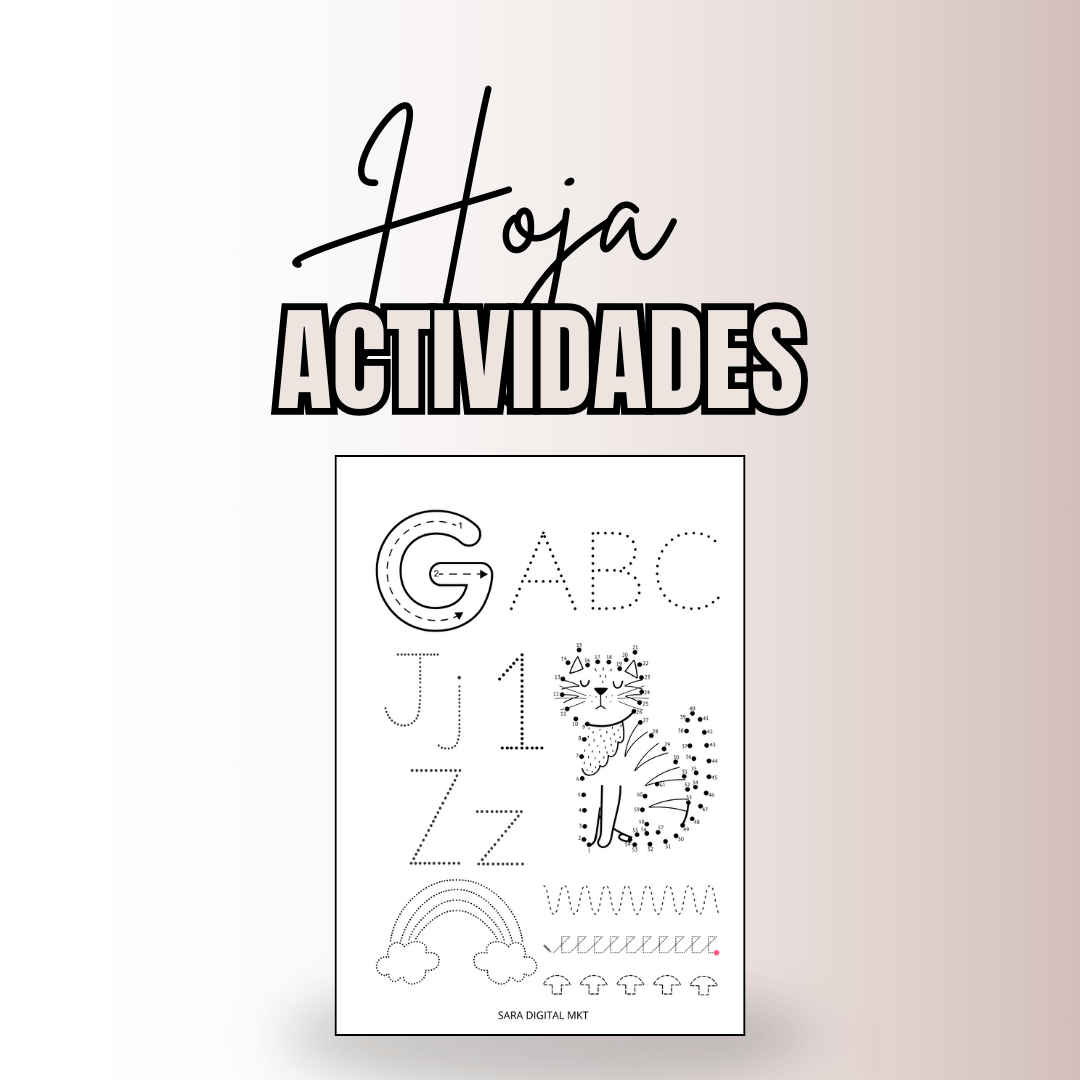¡Hoja de Actividades Gratuito!