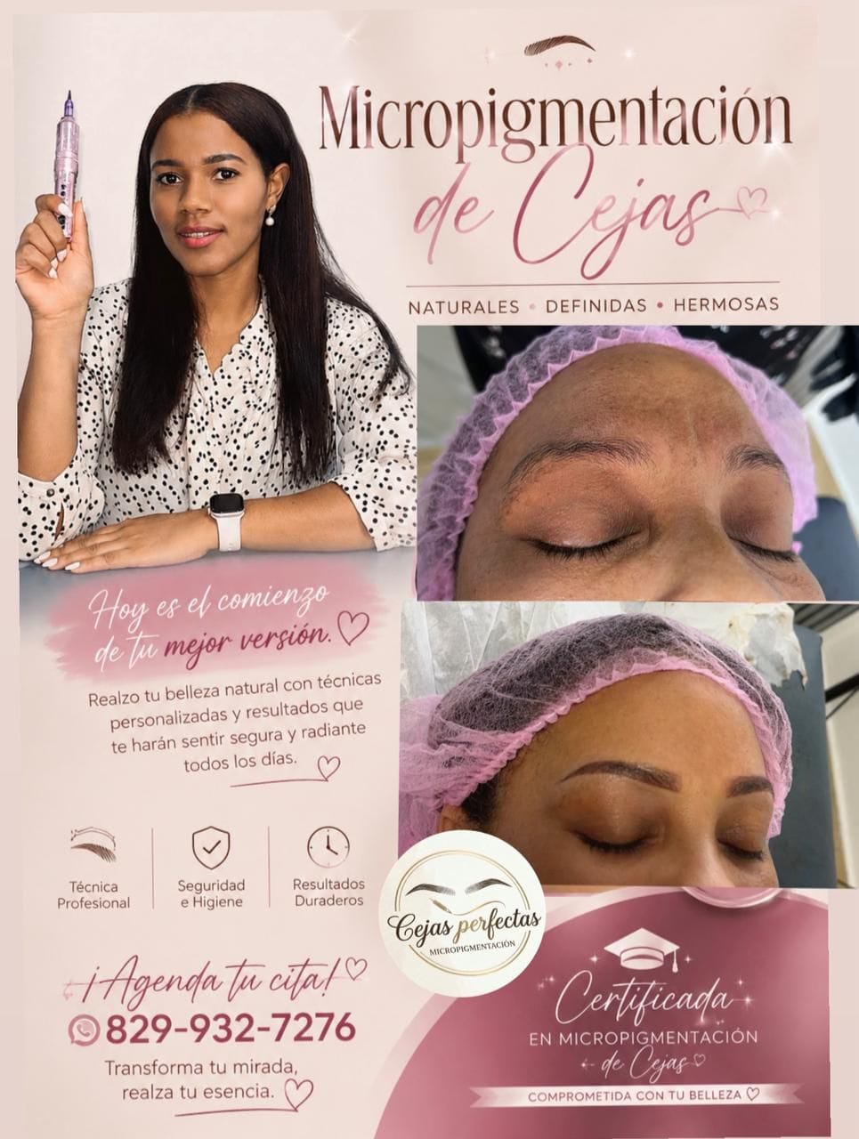 Patricia DR Beauty micropigmentación de cejas