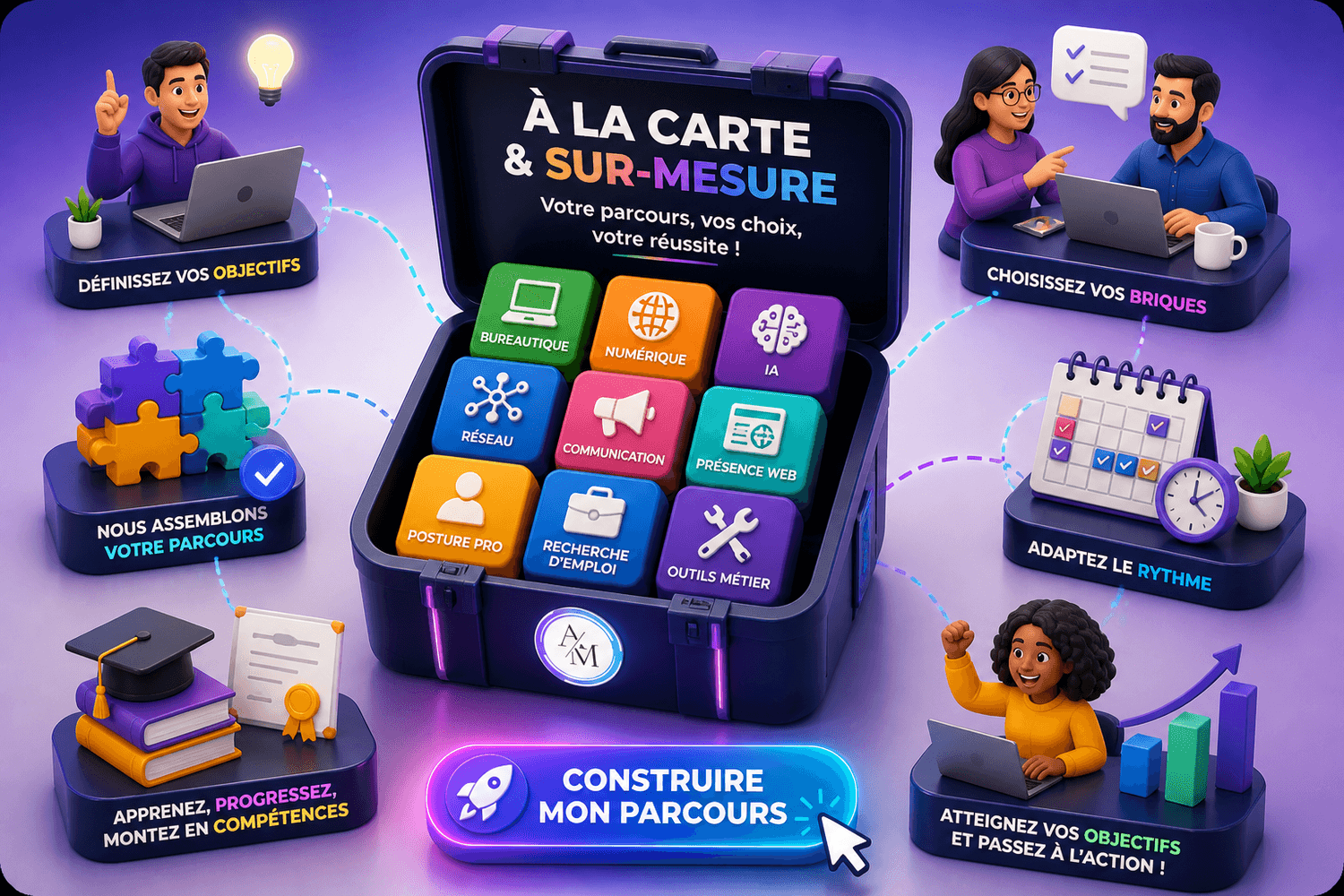 Parcours intensifs de montée en compétences et reconversion avec Apprendre Maintenant