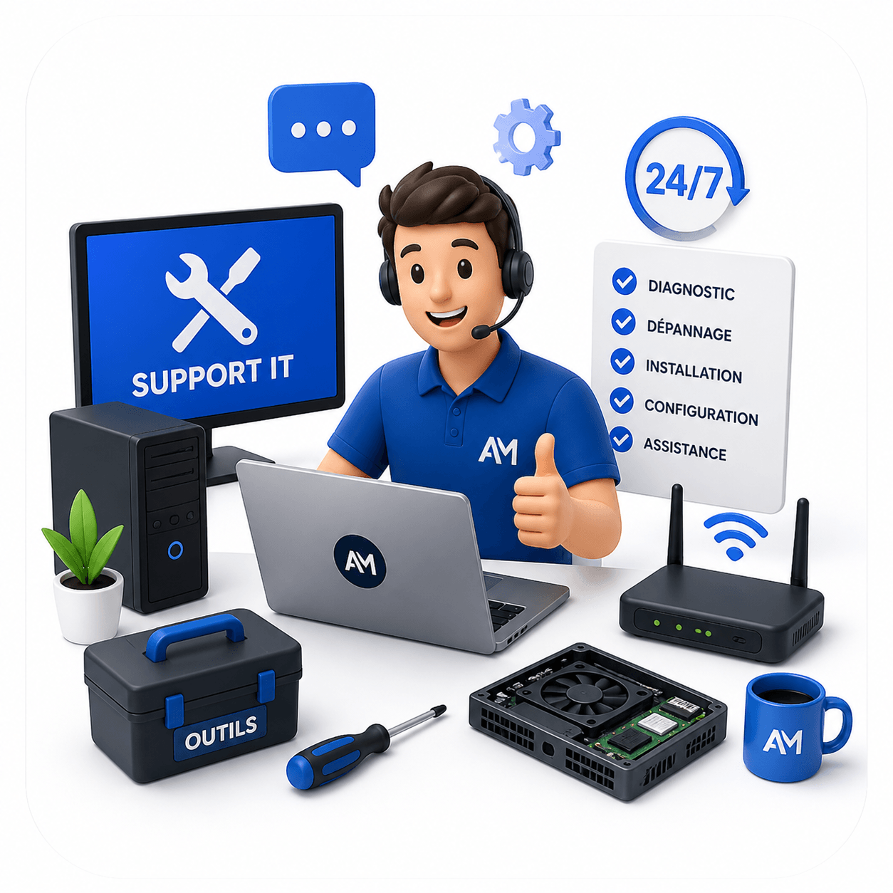 Formation support informatique dépannage installation et poste de travail avec Apprendre Maintenant