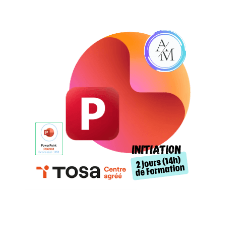 Formation PowerPoint Initiation 14h avec certification TOSA PowerPoint à Vénissieux Lyon + Centre agréé TOSA pour la certification PowerPoint avec Apprendre Maintenant