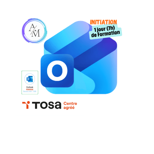 Formation Outlook Initiation 7h avec certification TOSA Outlook à Vénissieux Lyon + Centre agréé TOSA pour la certification Outlook avec Apprendre Maintenant