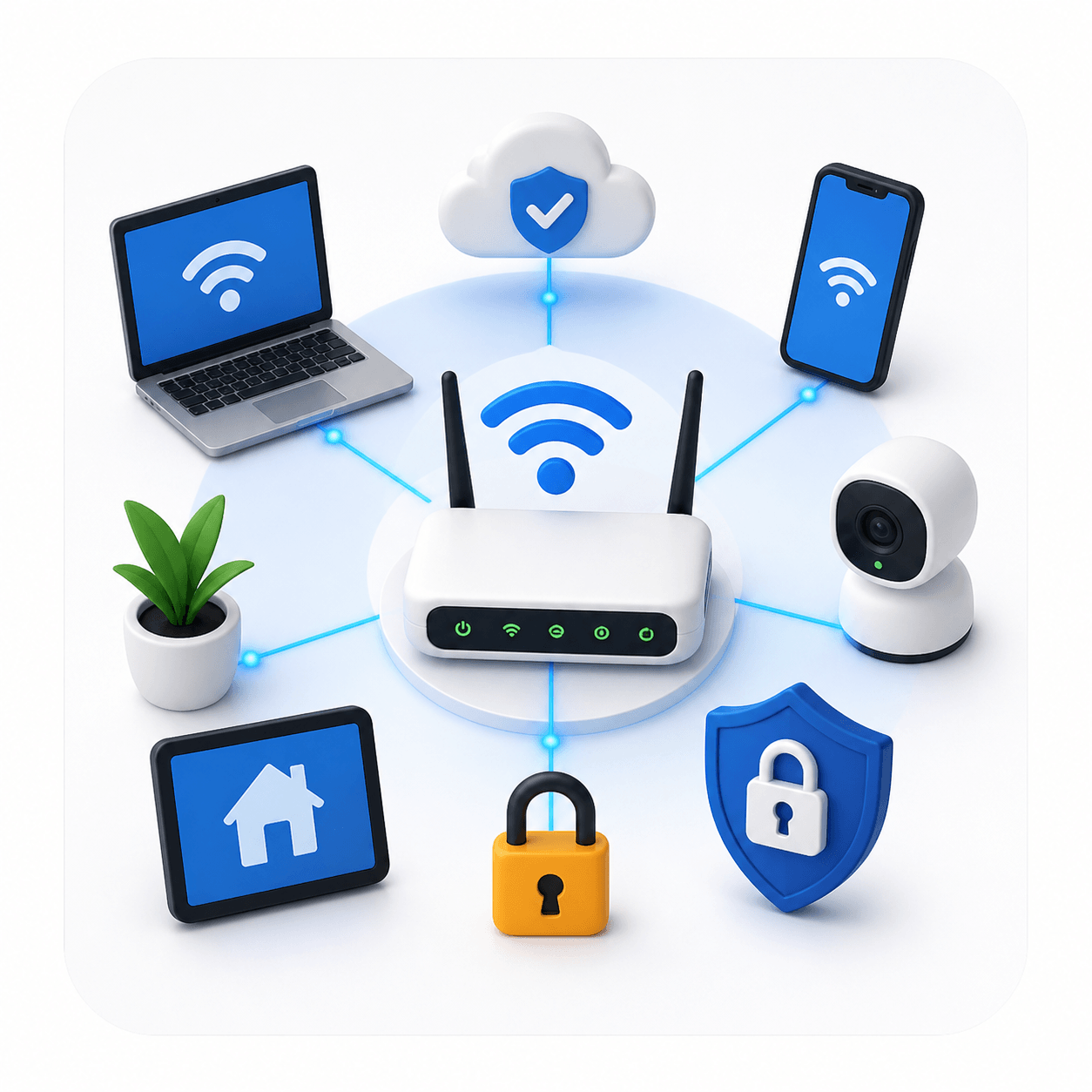Formation réseau Wi-Fi box appareils connectés cloud et sécurité numérique à Vénissieux Lyon