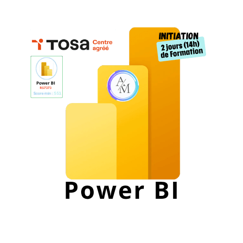 Formation Power BI initiation pour créer des tableaux de bord à Vénissieux Lyon + Centre agréé TOSA pour la certification Power BI avec Apprendre Maintenant
