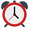 icône horloge qui tourne