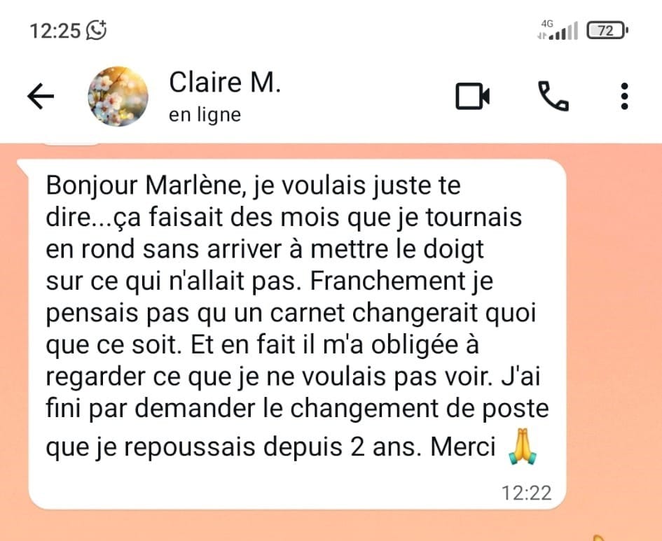 Temoignage de Claire