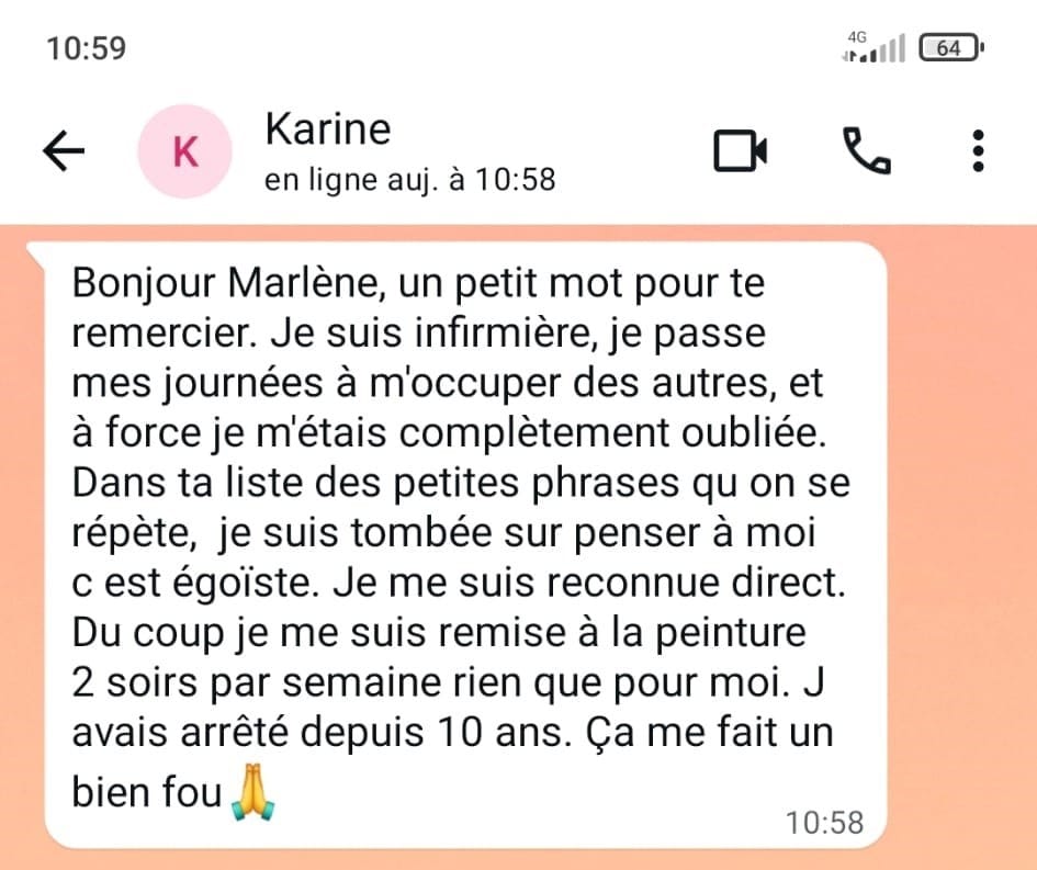 Temoignage de Karine