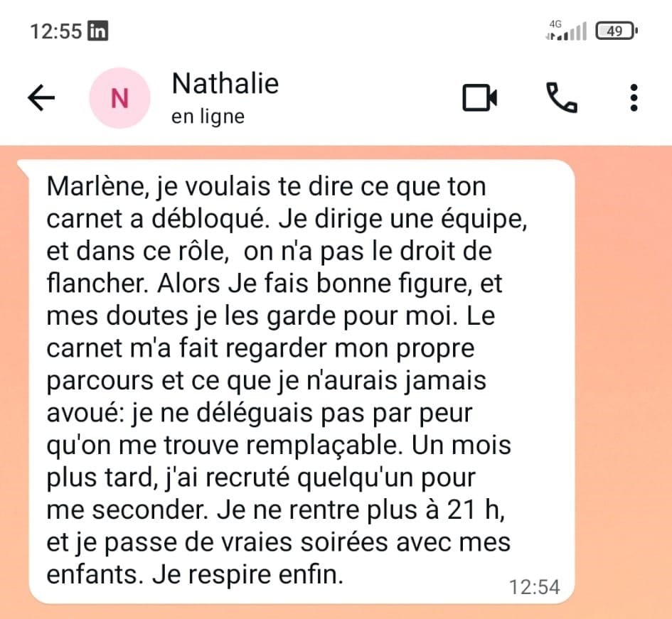Temoignage de Nathalie