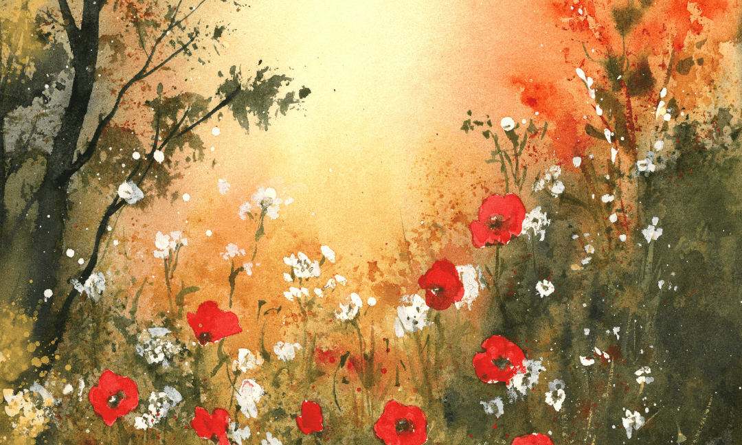  Peindre un champ de coquelicots lumineux pas à pas