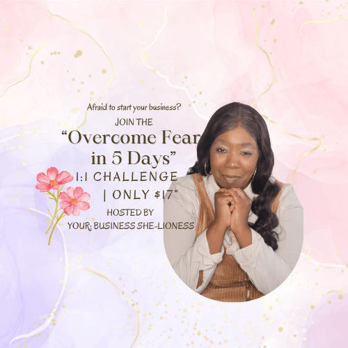 Overcome Your Fear 1:1-5 days-45 minute Challenge