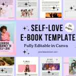 Self-Love Ebook Workbook Template