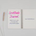 5-Minute Gratitude Journal – 1-Month Edition 