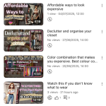 YouTube Channel 🎥👗👠