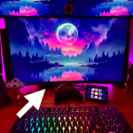 Gawfolk 32in Curved Gaming Monitor 