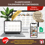 Planificador: Calendario de Contenidos