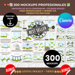 300 MockUps Profesionales