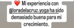 Testimonio de participante