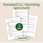 Standard LLC Operating Agreement Template