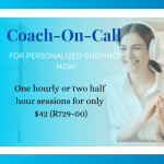 Coach-On-Call $42 (Approx. R729) per hour