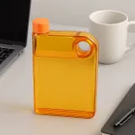 Notebook Style Slim Water Bottle (380 ml, Multicolor)