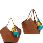 Maira Embossed Woven Tote! 👜 Chic embossed design