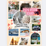 2026 Vision Board Template with Stickers $4.97