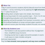 1-1 A Level Economics Tuition 