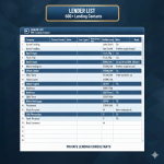 Vetted 600 Contact Lender List