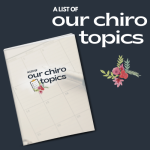 Grab our list of topics for the year - for Chiropractors
