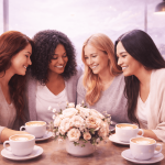 Círculo de mujeres en Sun Valley