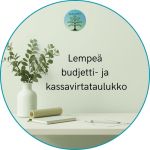 Lempeä budjetti- ja kassavirtataulukko