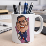 Taza con Caricatura personalizada