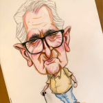 Caricatura personalizada Grafito a color