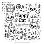 The Happy Cat Coloring Book
