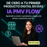 IA PMV FLOW – Tu primer producto digital con IA
