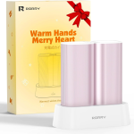 RORRY Lot de 2 chauffe-mains rechargeables, 10 000 mAh