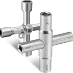 Ensemble de clé à robinet à 4 voies