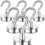 MIKEDE Lot de 6 crochets magnétiques très résistants
