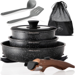 Kitchen Academy Ensemble de casseroles et poêles antiadhésif