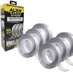 Alientape - Ensemble de 6 rubans adhésifs double face