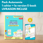 Le Pack Autonomie | 1 cahier + 1 Ebook | LIVRAISON INCLUSE
