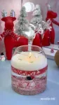 Velas con Agua Navideñas