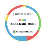 Badge Praticienne certifiée DISC Forces Motrices